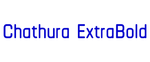 Chathura ExtraBold шрифт